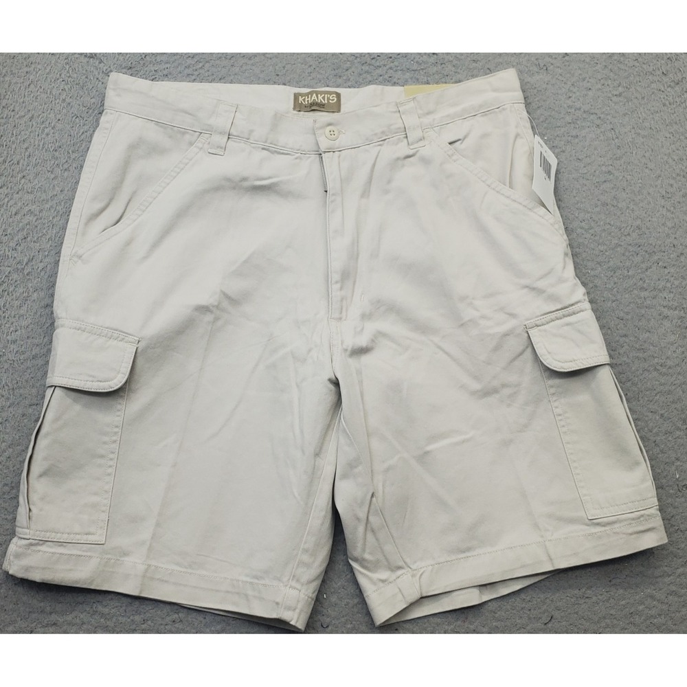 Khakis by Arrow Shorts Mens 34W Tan‎ Classic Fit Casual Comfortable Cargo Pocket